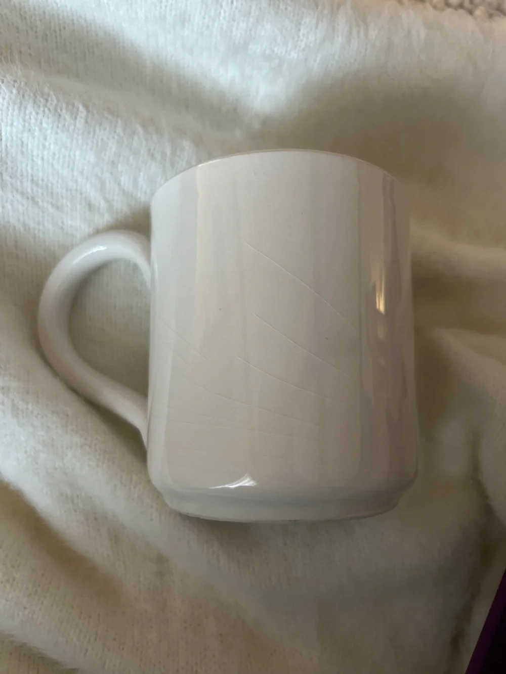 50%offW❤️ pier 1 Tea Cup  made in Italy white blue floral P04 flaw